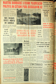 Página do jornal Unitário de setembro de 1961