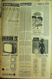 Página do jornal Unitário de setembro de 1961