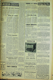 Página do jornal Unitário de setembro de 1961