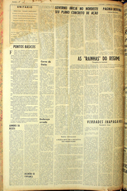 Página do jornal Unitário de setembro de 1961