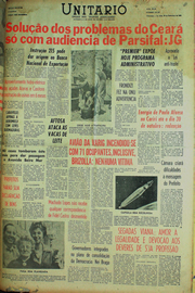 Página do jornal Unitário de setembro de 1961