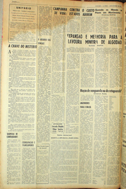 Página do jornal Unitário de outubro de 1961