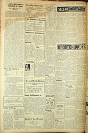 Página do jornal Unitário de outubro de 1961