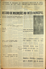Página do jornal Unitário de outubro de 1961