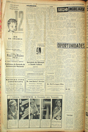 Página do jornal Unitário de outubro de 1961