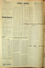 Página do jornal Unitário de outubro de 1961