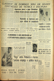 Página do jornal Unitário de outubro de 1961