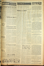 Página do jornal Unitário de outubro de 1961