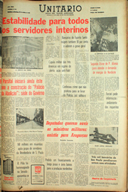 Página do jornal Unitário de outubro de 1961