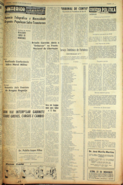 Página do jornal Unitário de outubro de 1961