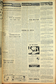 Página do jornal Unitário de novembro de 1961