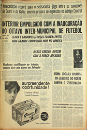 Página do jornal Unitário de novembro de 1961