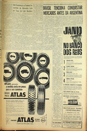 Página do jornal Unitário de novembro de 1961