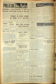 Página do jornal Unitário de novembro de 1961