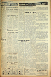 Página do jornal Unitário de novembro de 1961