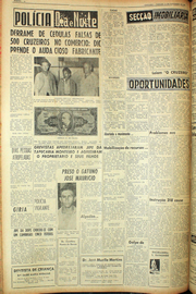 Página do jornal Unitário de novembro de 1961