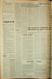 Página do jornal Unitário de novembro de 1961