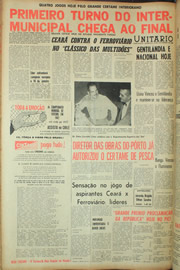 Página do jornal Unitário de novembro de 1961