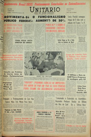 Página do jornal Unitário de novembro de 1961