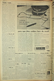 Página do jornal Unitário de novembro de 1961