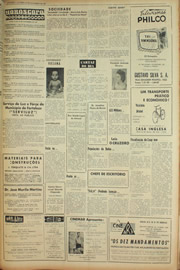 Página do jornal Unitário de novembro de 1961