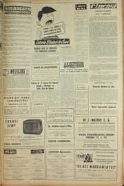 Página do jornal Unitário de novembro de 1961