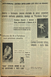 Página do jornal Unitário de novembro de 1961