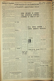 Página do jornal Unitário de novembro de 1961
