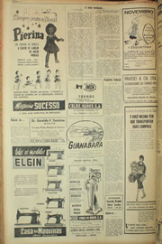 Página do jornal Unitário de novembro de 1961