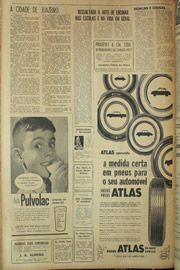 Página do jornal Unitário de novembro de 1961