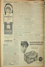 Página do jornal Unitário de novembro de 1961