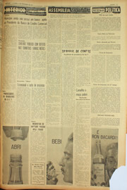 Página do jornal Unitário de dezembro de 1961