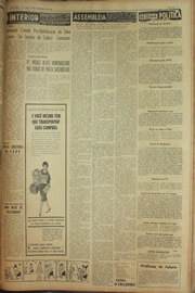 Página do jornal Unitário de dezembro de 1961