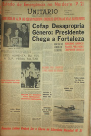Página do jornal Unitário de dezembro de 1961