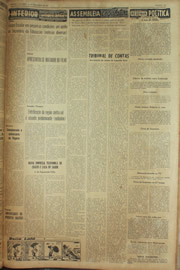 Página do jornal Unitário de dezembro de 1961