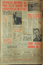 Página do jornal Unitário de dezembro de 1961