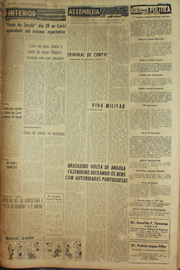 Página do jornal Unitário de dezembro de 1961
