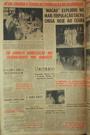 Página do jornal Unitário de dezembro de 1961
