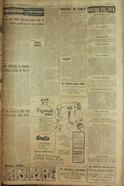 Página do jornal Unitário de dezembro de 1961