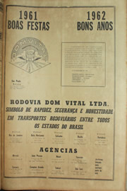 Página do jornal Unitário de dezembro de 1961
