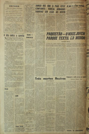 Página do jornal Unitário de dezembro de 1961
