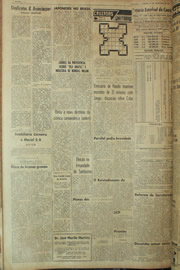 Página do jornal Unitário de dezembro de 1961