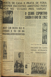 Página do jornal Unitário de dezembro de 1961