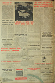 Página do jornal Unitário de dezembro de 1961