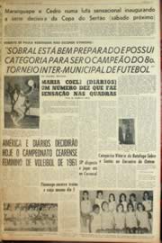 Página do jornal Unitário de janeiro de 1962