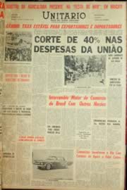 Página do jornal Unitário de janeiro de 1962