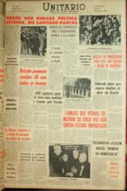 Página do jornal Unitário de janeiro de 1962