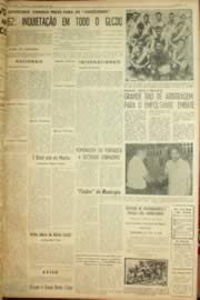 Página do jornal Unitário de janeiro de 1962