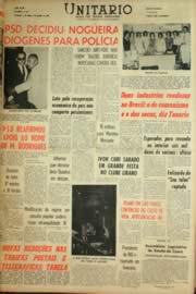 Página do jornal Unitário de janeiro de 1962