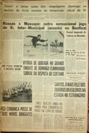 Página do jornal Unitário de janeiro de 1962